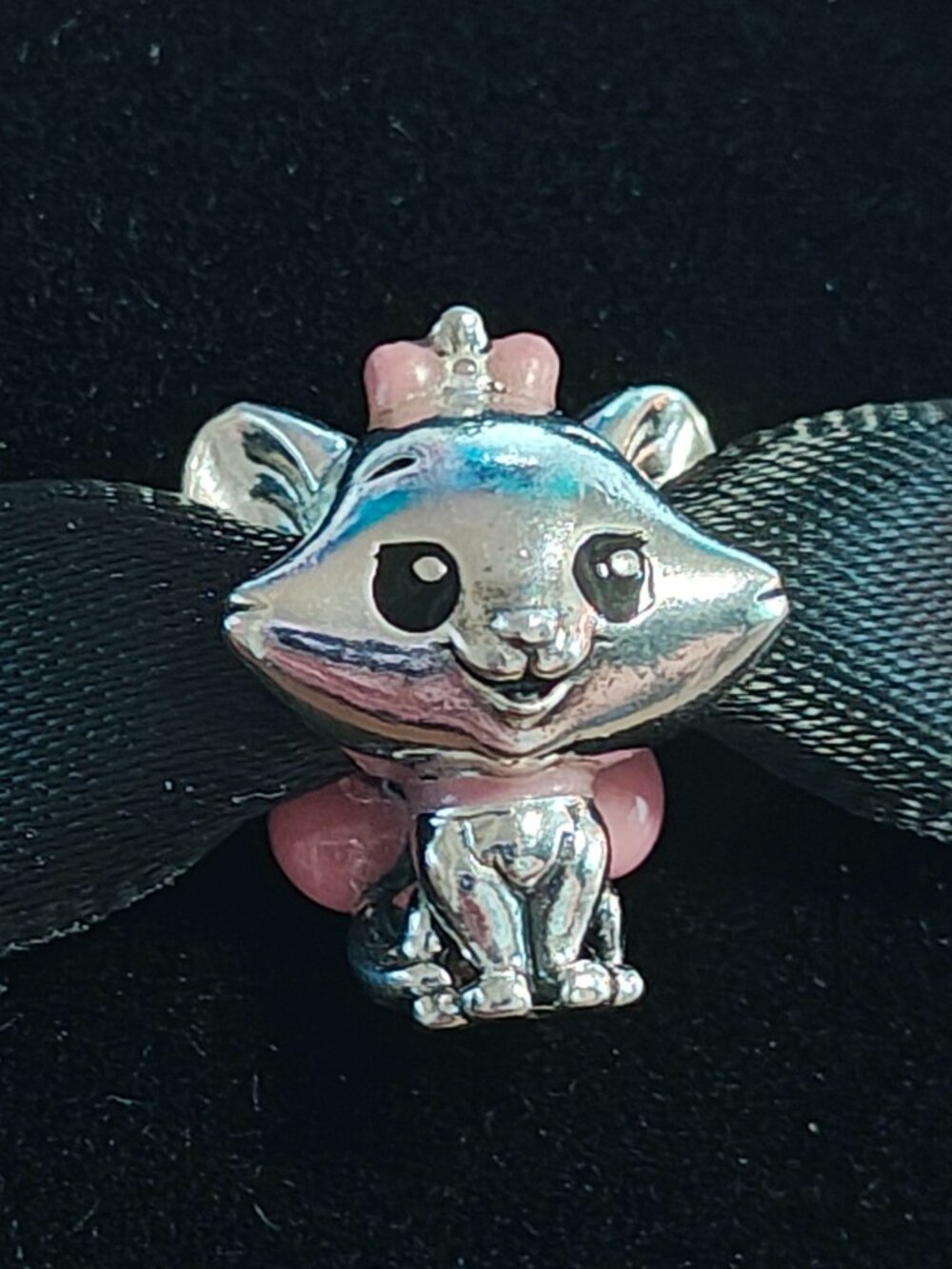 Authentic Pandora Disney The Aristocats Marie Charm 798848C01 Sterling Silver